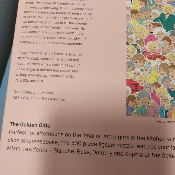 The Golden Girls 500-Piece Jigsaw Puzzle - Picture 8 of 9